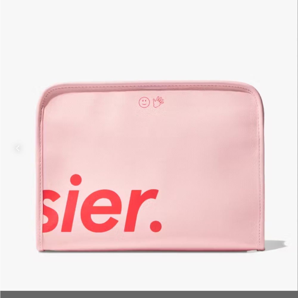 Glossier Beauty Bag Pink
